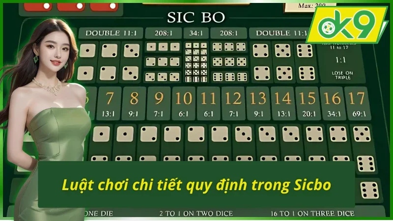 Quy định luật chơi trong Sicbo trên OK9